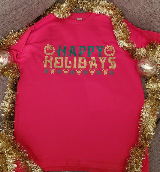 DoggieLovers~Happy Holidays Shirt