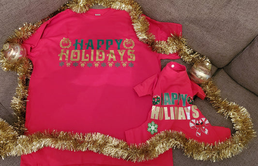 DoggieLovers~Happy Holidays Shirt